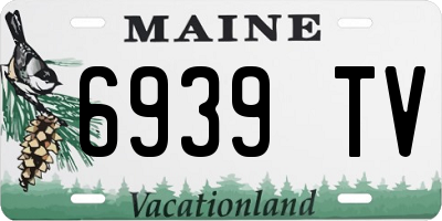 ME license plate 6939TV