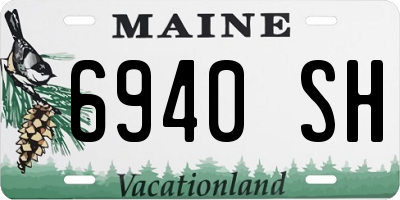 ME license plate 6940SH