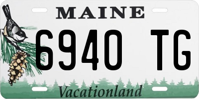 ME license plate 6940TG
