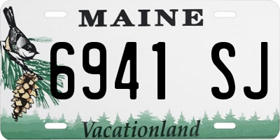 ME license plate 6941SJ