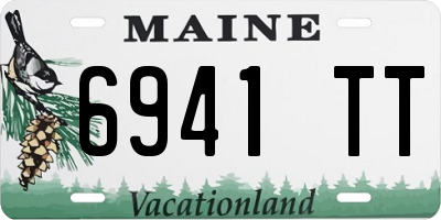 ME license plate 6941TT