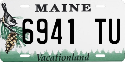 ME license plate 6941TU