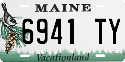 ME license plate 6941TY