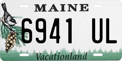 ME license plate 6941UL