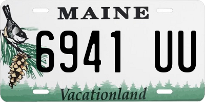 ME license plate 6941UU