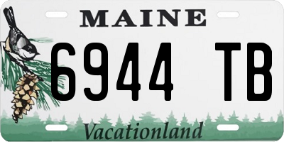 ME license plate 6944TB