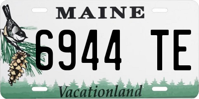 ME license plate 6944TE