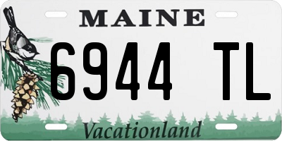 ME license plate 6944TL