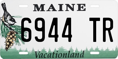 ME license plate 6944TR