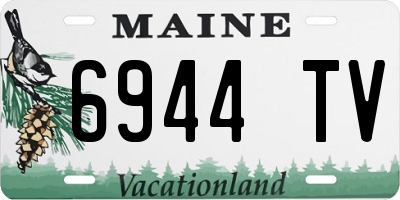 ME license plate 6944TV