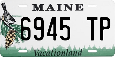 ME license plate 6945TP