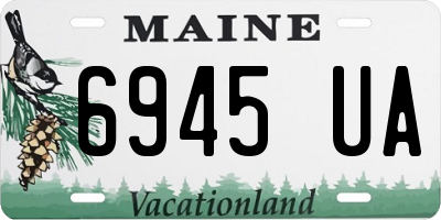 ME license plate 6945UA