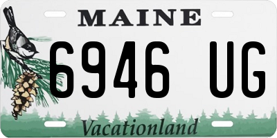 ME license plate 6946UG