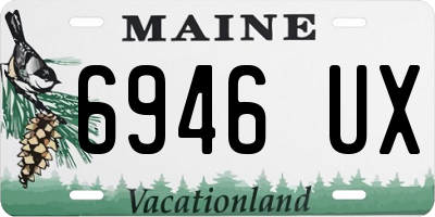 ME license plate 6946UX