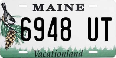 ME license plate 6948UT