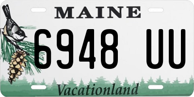 ME license plate 6948UU