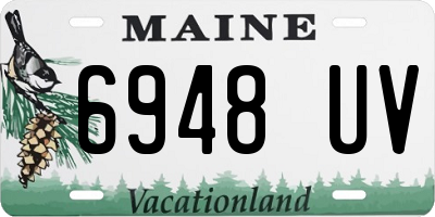 ME license plate 6948UV