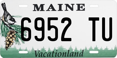 ME license plate 6952TU