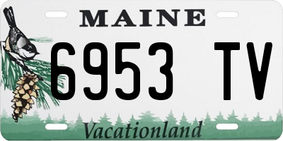 ME license plate 6953TV