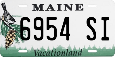 ME license plate 6954SI
