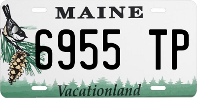 ME license plate 6955TP
