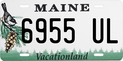 ME license plate 6955UL