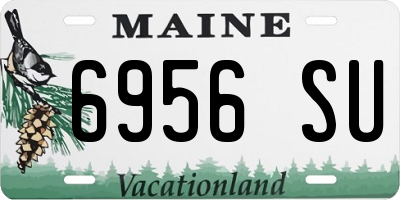 ME license plate 6956SU