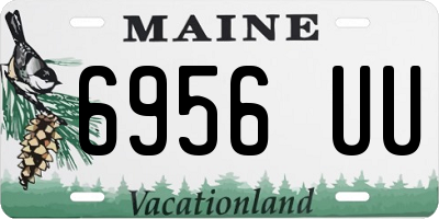 ME license plate 6956UU