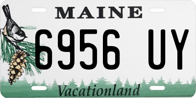 ME license plate 6956UY