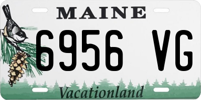 ME license plate 6956VG