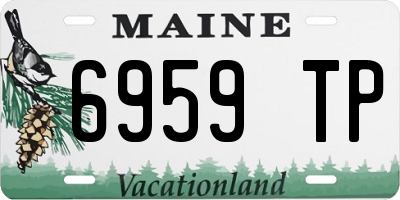 ME license plate 6959TP