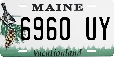 ME license plate 6960UY