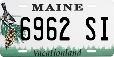 ME license plate 6962SI