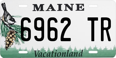 ME license plate 6962TR