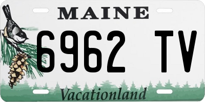 ME license plate 6962TV