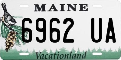 ME license plate 6962UA