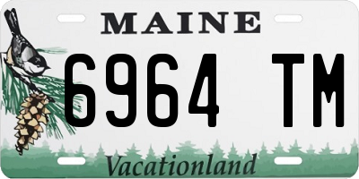 ME license plate 6964TM