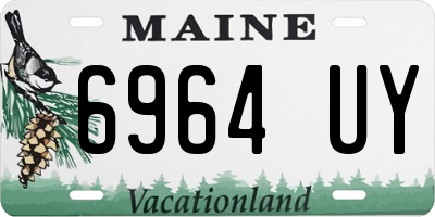 ME license plate 6964UY