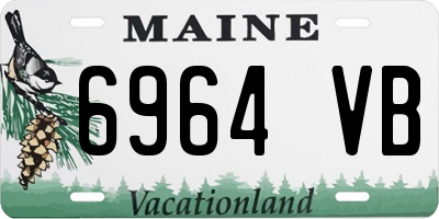 ME license plate 6964VB