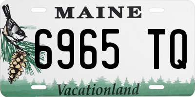 ME license plate 6965TQ