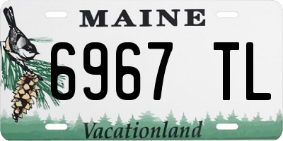 ME license plate 6967TL