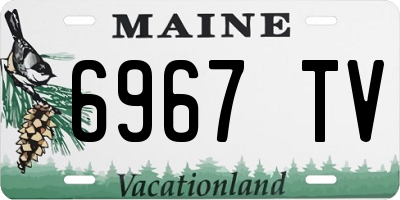 ME license plate 6967TV