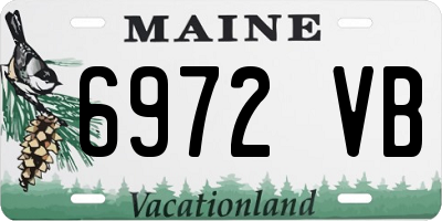 ME license plate 6972VB