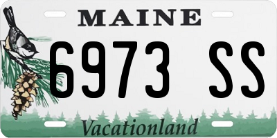 ME license plate 6973SS