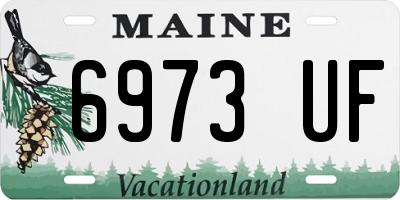 ME license plate 6973UF