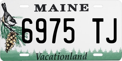 ME license plate 6975TJ