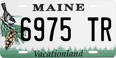 ME license plate 6975TR