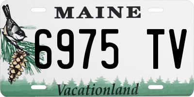 ME license plate 6975TV