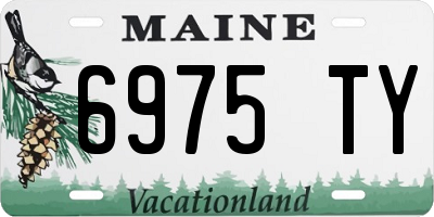 ME license plate 6975TY