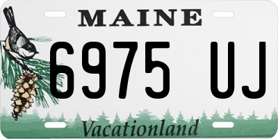 ME license plate 6975UJ